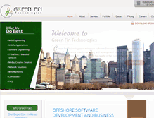 Tablet Screenshot of greenfintech.com